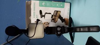 Product Review of Photography Kit Selfie LED Ring Light Tripod Stand with mic Youtuber FB Live Mobile Phone Shooting Tiktok Live Stream Light Vlog Video Maker Kit with Tripod Fill Light Phone Clamp Holder from I**a N**a 2
