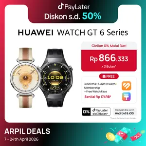 【VARIAN EKSKLUSIF】HUAWEI WATCH GT 6 Series Smartwatch l Golf & Diving* l Running & Cycling l 21-Day Battery Life* | ECG*