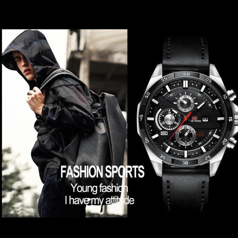 Đồng hồ thời trang nam cá tính, thương hiệu vavavoom uy tín. Mang lại sự trẻ trung nhưng không kém phần sang trọng cho người sử dụng. Watch Đeo Tay Voi đồng  hồ  cpị bi  watch mẫu  đồng  hồ  nam  đẹp đong  ho