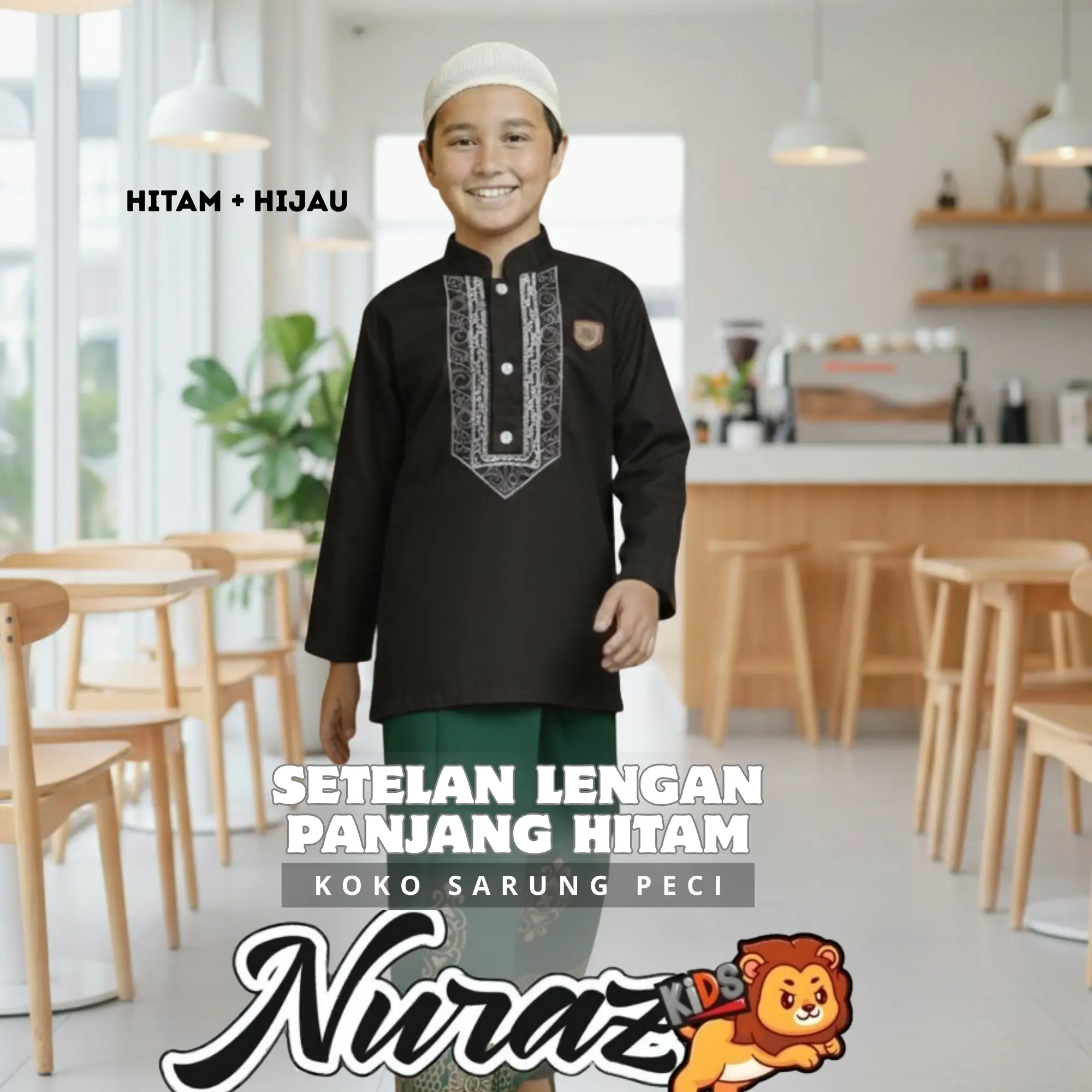 KOKO HITAM+ SARUNG HIJAU