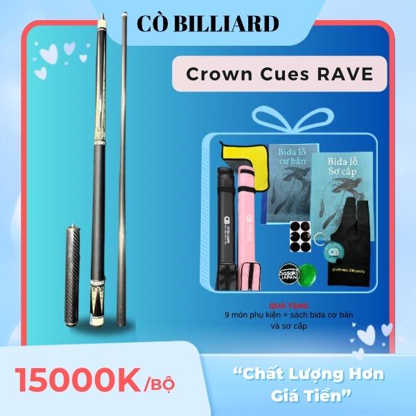 Crown Cues RAVE - Cò Billiard chất lượng cao