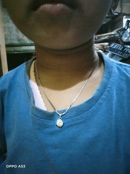 Product Review of Grand Silver - Kalung italy Santa putih berkilau from D**n 0