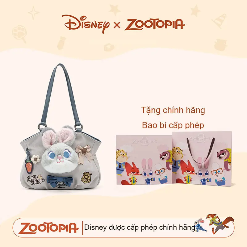 【Disney】 Túi đeo vai/đeo chéo thời trang đa năng, mẫu mới thuộc dòng Phía Mad City của Disney, phiên bản Nick và Judy | BigBuy360 - bigbuy360.vn