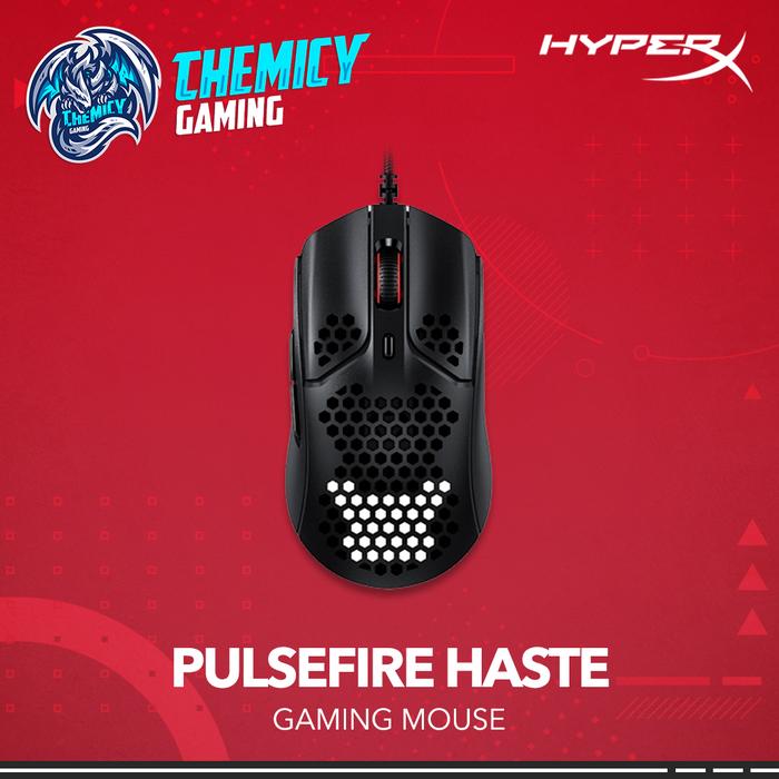 Gambar HyperX Pulsefire Haste RGB Ultra Lightweight Mouse - Black dari ChemicyGaming Kota Administrasi Jakarta Pusat Tokopedia