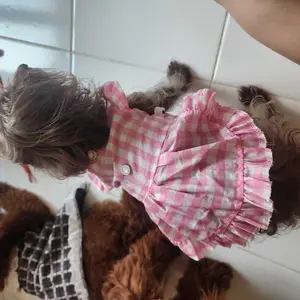 Baju Kucing Bahan Katun BirizyPie Dress Series / Baju Kucing anjing kelinci / Size XS-XL / Yuk Belanja Gaes!