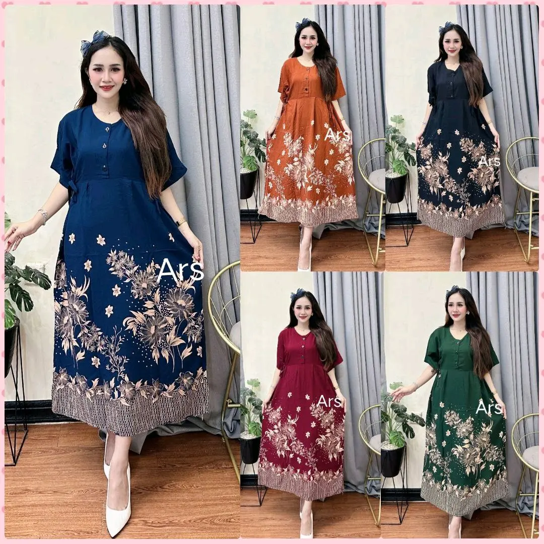 Daster Wanita Chibi Kancing Depan Busui Friendly