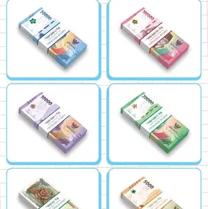 Amplop Lebaran Gepokan Motif Uang Warna Jreng Bahan Halus Variasi Uang Komplit untuk Koleksi dan Hadiah model 3D dengan Desain Variatif