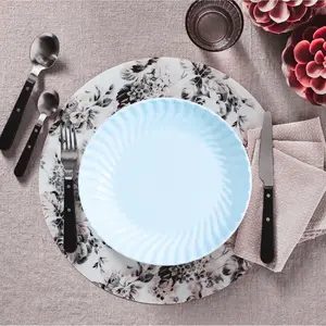 Piring Makan Cekung Putih 20cm