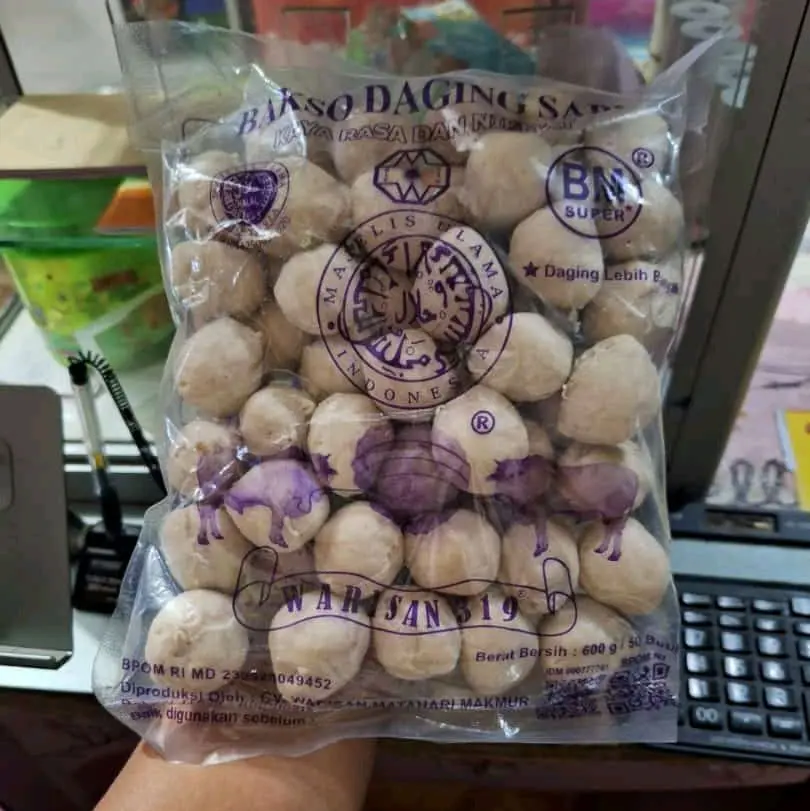 Baso warisan ungu BMSK isi 50pcs termurah halal cod
