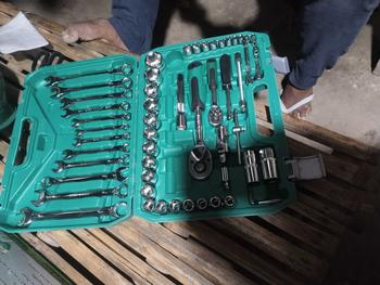 Product Review of 61PCS Srepair Tool Set Socket Wrench Set Car Tools Set Torque Wrench Tool Box Set Wrench Tools Set from Y**💞 1