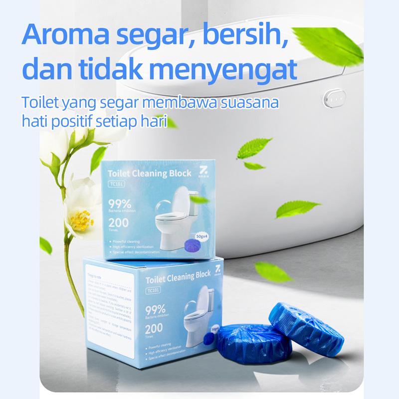[KOL] Menjual dengan kerugian Zolele TC101 Tablet Biru Pembersih Kloset FRESH FLUSH Penyegar Dan Pewangi Wc Kloset