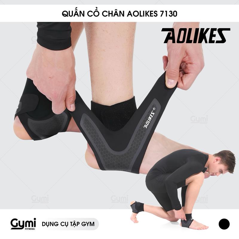 Băng Cổ Chân, Đai Quấn Bảo Vệ Mắt Cá, Bó Cổ Chân Aolikes Tập Gym Thể Thao 7130 Sport Tập Thể Dục