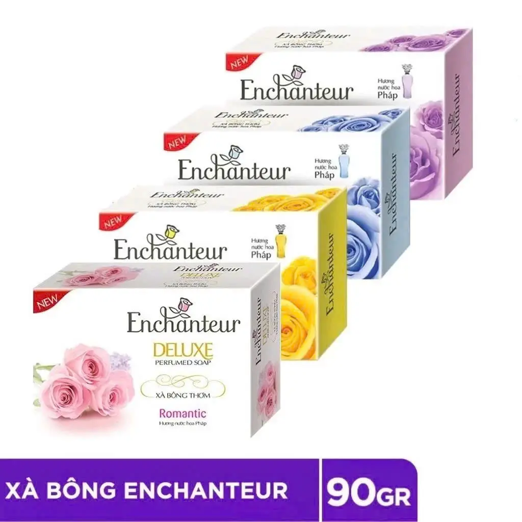 Xà bông cục Enchanteur hương nước hoa 90g (4 mùi hương)