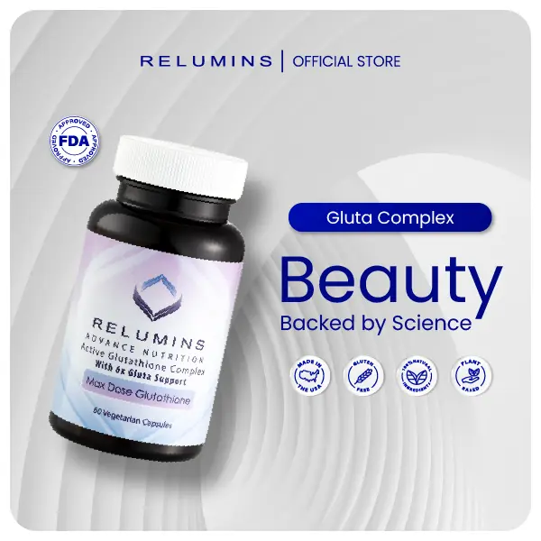 relumins glutathione complex Relumins Advanced Glutathione 7500mg Liquid Vials - Professional Grade Skin  Whitening without Booster, Mint Flavored, FDA Approved, 5 Vials - Dietary,  Healthcare