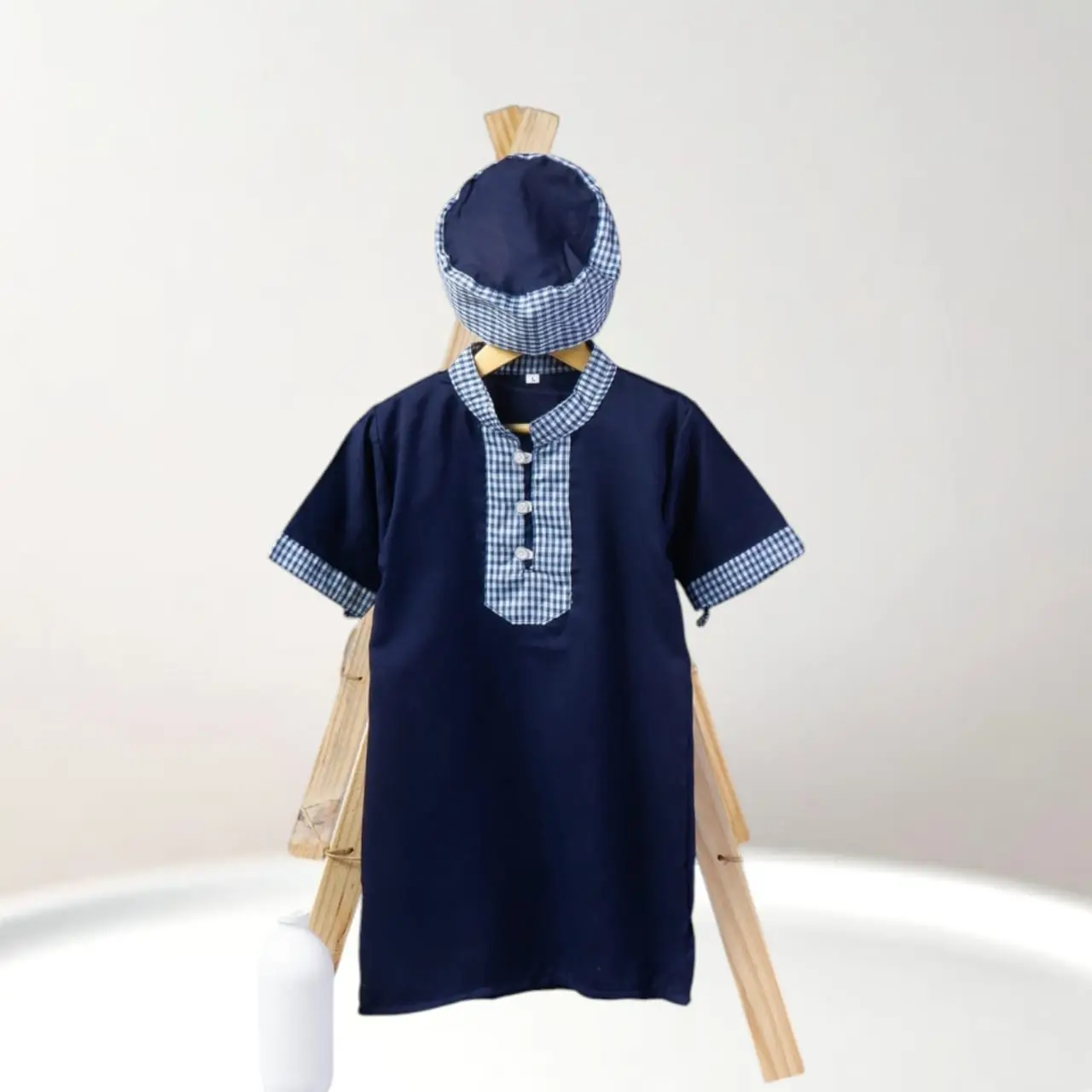 NAVY JUBAH AQIQAH
