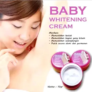 BABY PINK WHITENING CREAM PEMUTIH KETIAK DAN AREA LIPATAN CERAH