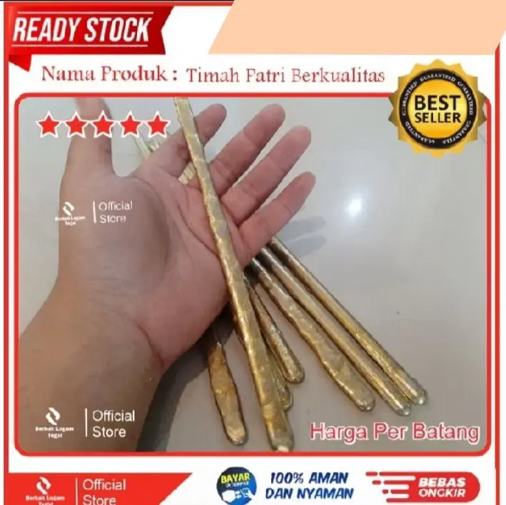 Timah Patri Kuningan Super No 2 Batangan 1  pcs 2