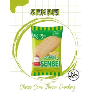 20 Pcs Paket 2Renceng Go - Day Senbei Cheese Flavored 8.6G / Pcs Cemilan