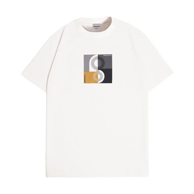 Greenlight Essential Men's T-Shirt Short Sleeve Regular Fit Cotton Logo Runner I21102412 0