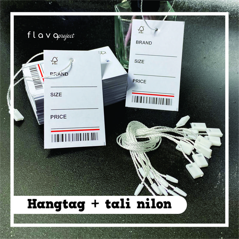 Hangtag polos - Bandrol harga - Label harga polos READY STOK 3