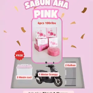 SABUN GLUTA TAZZI PINK af(6 pcs)