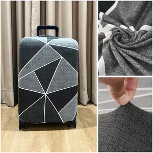 Cover Sarung Koper Pelindung Koper Bahan Polyester Elastis Dengan Tali Karet  Dan Resleting - Kabin