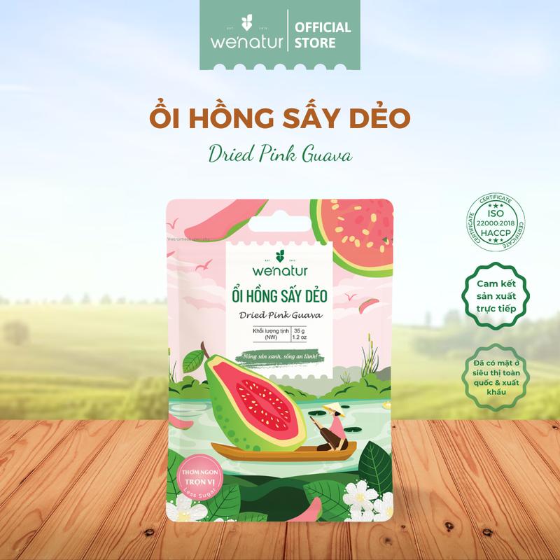 Ổi Hồng Sấy Dẻo Tự Nhiên we'natur 35G