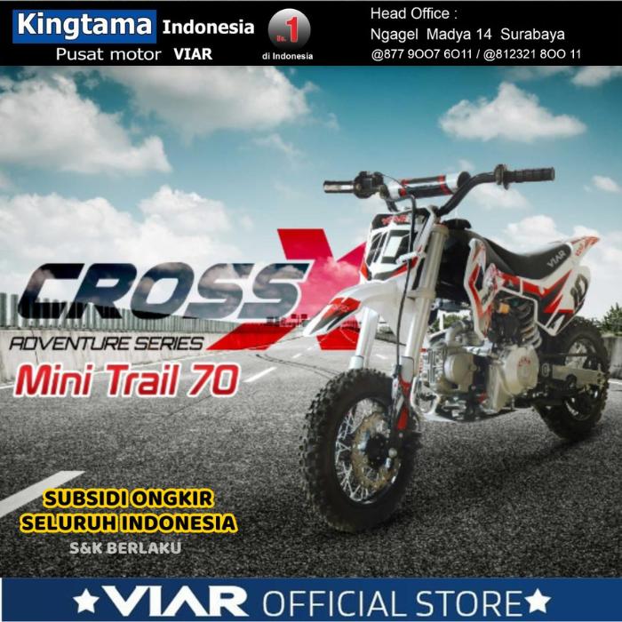 Gambar Motor Trail VIAR CROSS X 70 MT - PROMO- ORIGINAL - surabaya dari MOTOR VIAR INDONESIA Kota Surabaya Tokopedia
