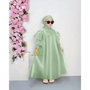 tania kids 1-2 tahun 3-5 tahun 6-8 tahun 9-11 tahun anak gamis brukat gaun mewah anak perempuan dress kece anak perempuan gamis cantik anak perempuan muslim