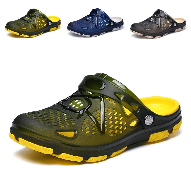 2023 New Hot Sale Fashion Men Casual Shoes Summer Sandal Hollow-out Soft Comfortable Beach Shoes Indoor Lightweight Slippers Boy Footwear Walking Shoes