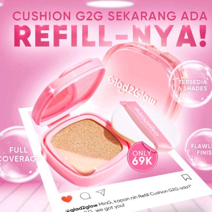 Foundation Mencerahkan Wajah dengan Cushion Glad2Glow Meratakan Kulit - Concealer 0