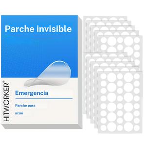 540/180 calcomanías de gel acuoso para imperfecciones y molestias - parches invisibles de alta calidad con ácido salicílico, aceite de árbol de té y aceite de caléndula, sin residuos, protección de 24 horas, seguridad