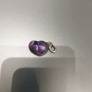 Natural Crystal Amethyst Love pendant, charm