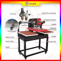 Gambar Mesin Press Sablon Kaos Pneumatic Double Station PD-01 60x40 - PD-01 60x40, Surabaya dari Sun Indonesia Kota Surabaya 3 Tokopedia
