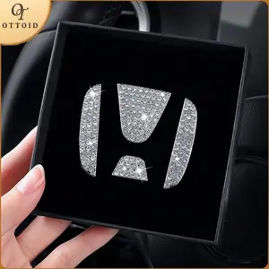OTTOID Stiker Hiasan Stir Mobil Berlian—Lem Perekat Kuat, Berlian Tidak Mudah Lepas, Cocok untuk Stir Mobil, Aksesoris Hiasan Interior Mobil Car