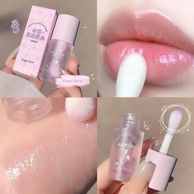 Mini Moisturizing Nourishing Liquid Lip Balm Transparent Jelly Texture Lip Balm Lip Oil Lip Care 5