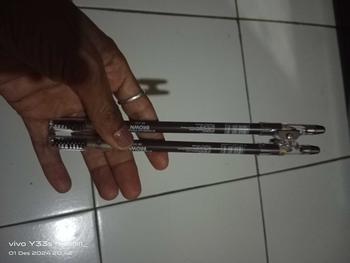 Product Review of Xi Xiu Pensil Alis 2 in 1 Black Brown- Tekstur Creamy dan Pigmented - Pencil, Waterproof Eyebrow from M**a 1