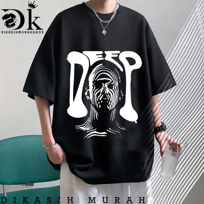 DIKASIHMURAH KAOS - T-Shirt distro KAOS DEEP- Kaos gambar FF - DTF - Catton Combed 30s - Pria Dewasa - Unisex - Satuan/Lusinan - Bisa request foto dan nama - COD baju skena cowok Panjang 0