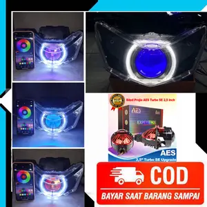 LAMPU DEPAN BILED BEAT DELUXE DAN BEAT STREET TH 2020 S/D 2023 PAKET LENGKAP SUPER TERANG