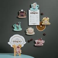 Gambar POP MART DIMOO Crush on Coffee Series - Acrylic Fridge Magnet Clip Blind Box Birthday Gift - Single Box dari POP MART Official Shop Kab. Tangerang 5 Tokopedia