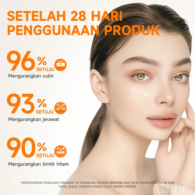 GMEELAN ORI 100% Orange Exfoliating Gel Face Eksfoliasi Wajah + Lazy Cream Day Cream Set Pemutih Wajah Skincare Kit 3