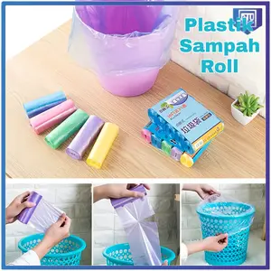Plastik Sampah Roll Kantong Sampah Isi 15 Pcs
