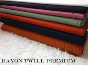 kain rayon twill polos premium harga per 0,5 meter