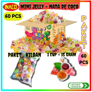 INACO KILOAN PAKET (ISI 60 PCS)  AGER CURAH KILOAN PAKET 60 PCS PACK KANTONG PLASTIK  Rendah gula Fruity EXP AMAN 1 tahun lebih