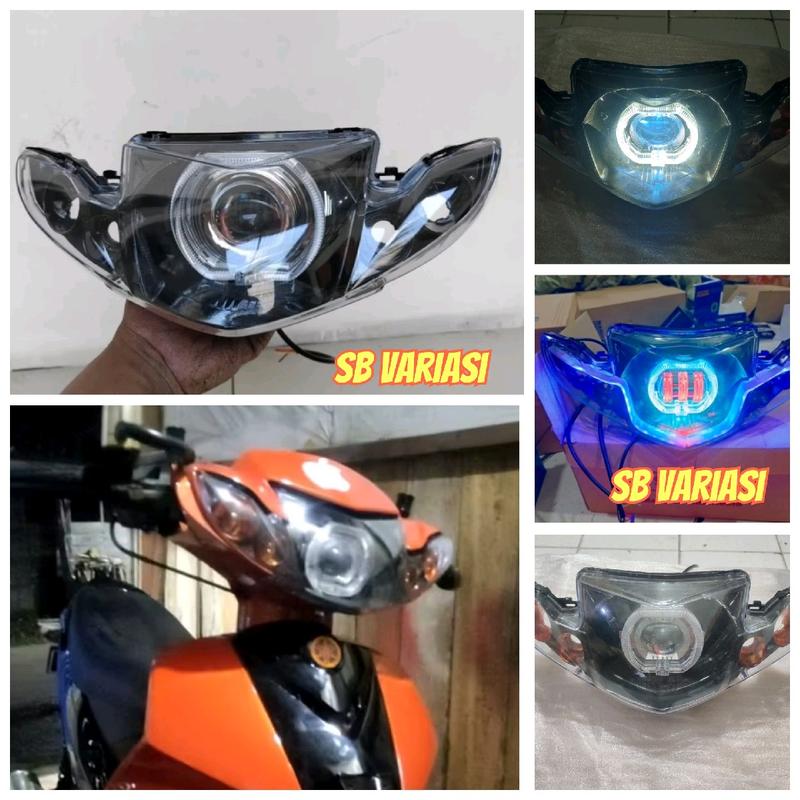 REFLEKTOR LAMPU DEPAN VEGA R NEW BILED 0