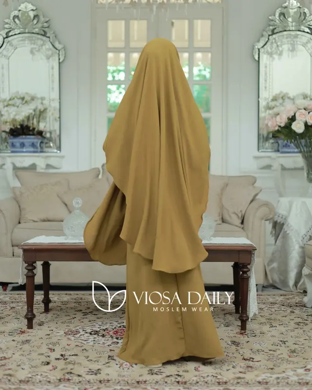MEDINA KIDS Abaya Anak Perempuan Set Hijab Syar'i Usia 7 - 12 Tahun 5
