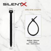 Gambar SILENTX ST1 Silicone Cable Ties Silikon Kabel Data Strap Tie Pengikat Sealing Plastik Makanan Penggulung dari Himwebstore Official Kota Administrasi Jakarta Utara 3 Tokopedia