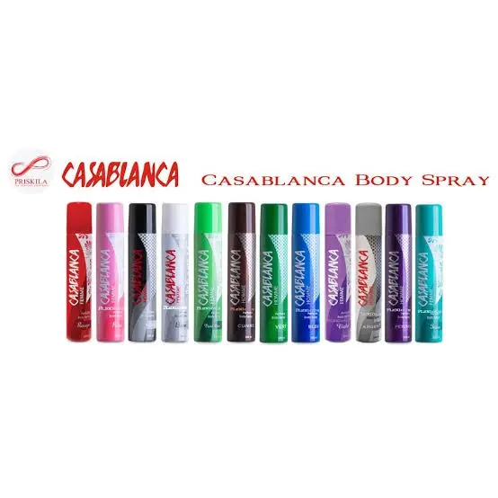 CASABLANCA Parfume Body Spray kaleng 100ml