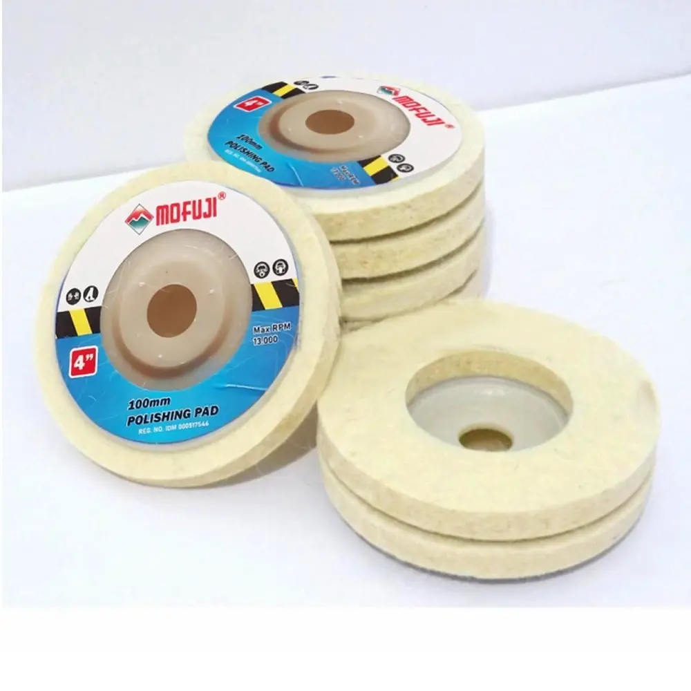 TERLARIS Gerinda Poles Bahan Wool Polishing Wool untuk batu dan stainless Logam