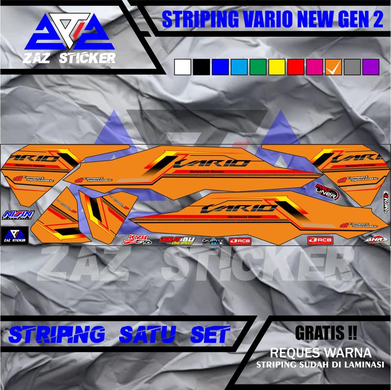 Product Introduction of Zaz Sticker Striping Vario New Gen 2 Design Motif 13 25